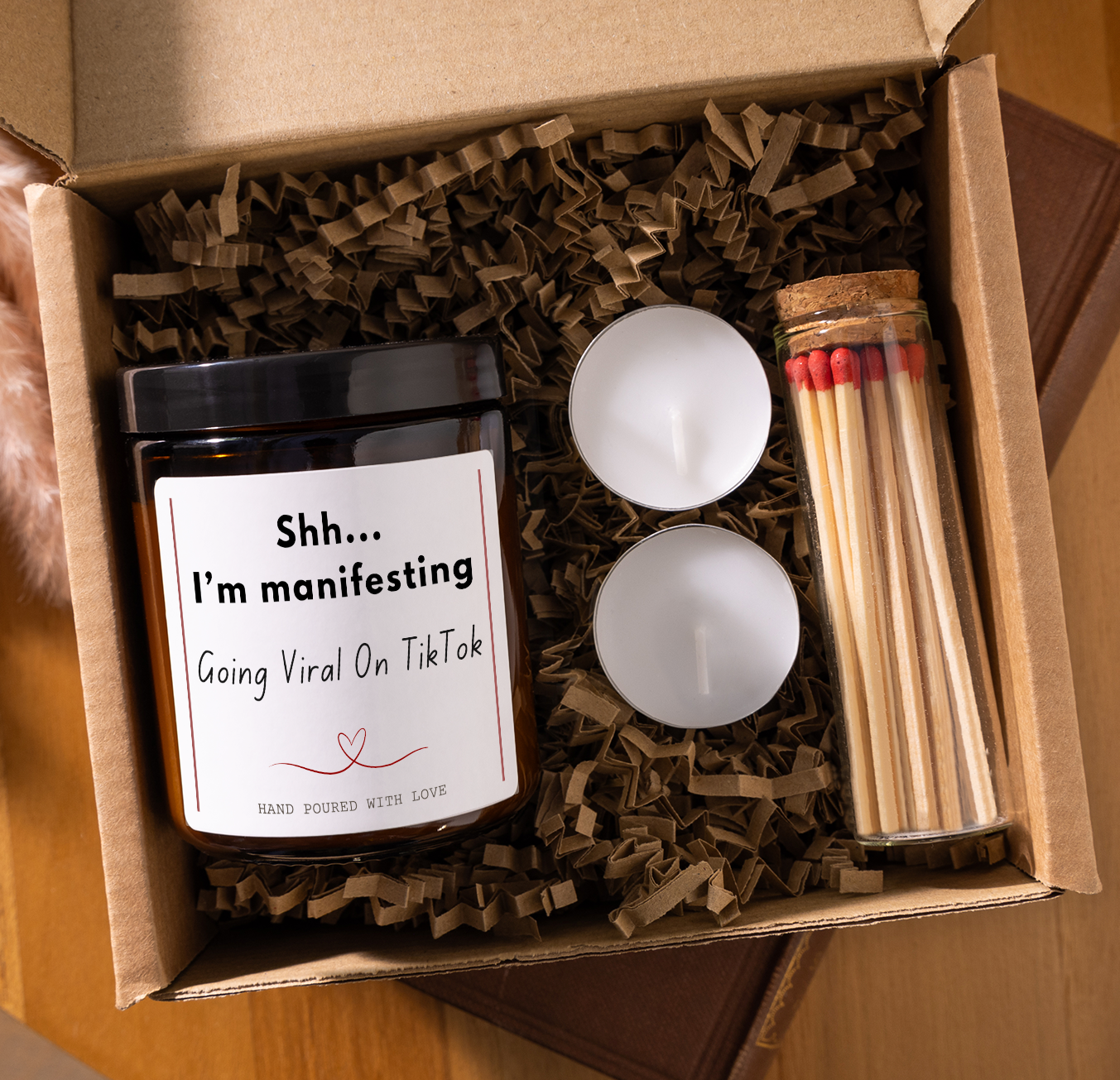 Manifesting Going Viral On TikTok Scented Candle