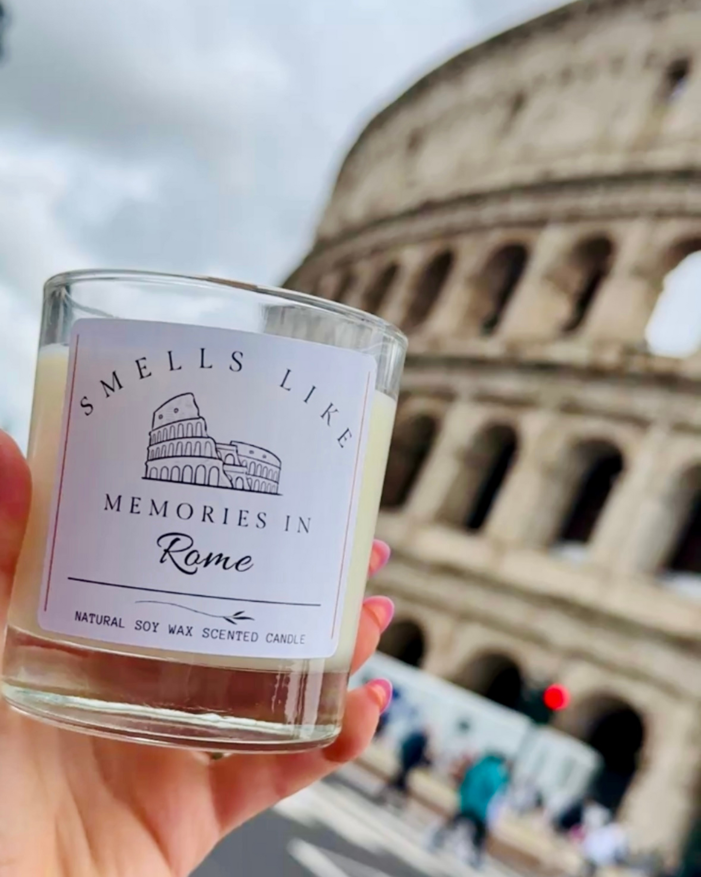 Smells Like Memories In Rome Holiday Inspired Scented Candle