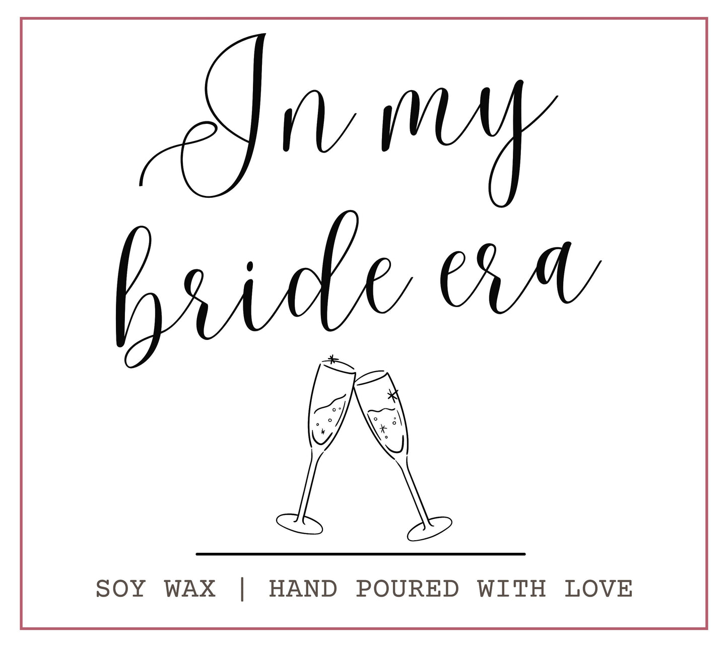 In my Bride Era Scented Candle, Funny Wedding Gift, Bride to Be Gift, gift for bride, Funny Bride to Be Gift for Her, Bridal Wedding Gift, Future MRS, hen night gift, Newly Married Gift, Soy Wax Candle Gift Set