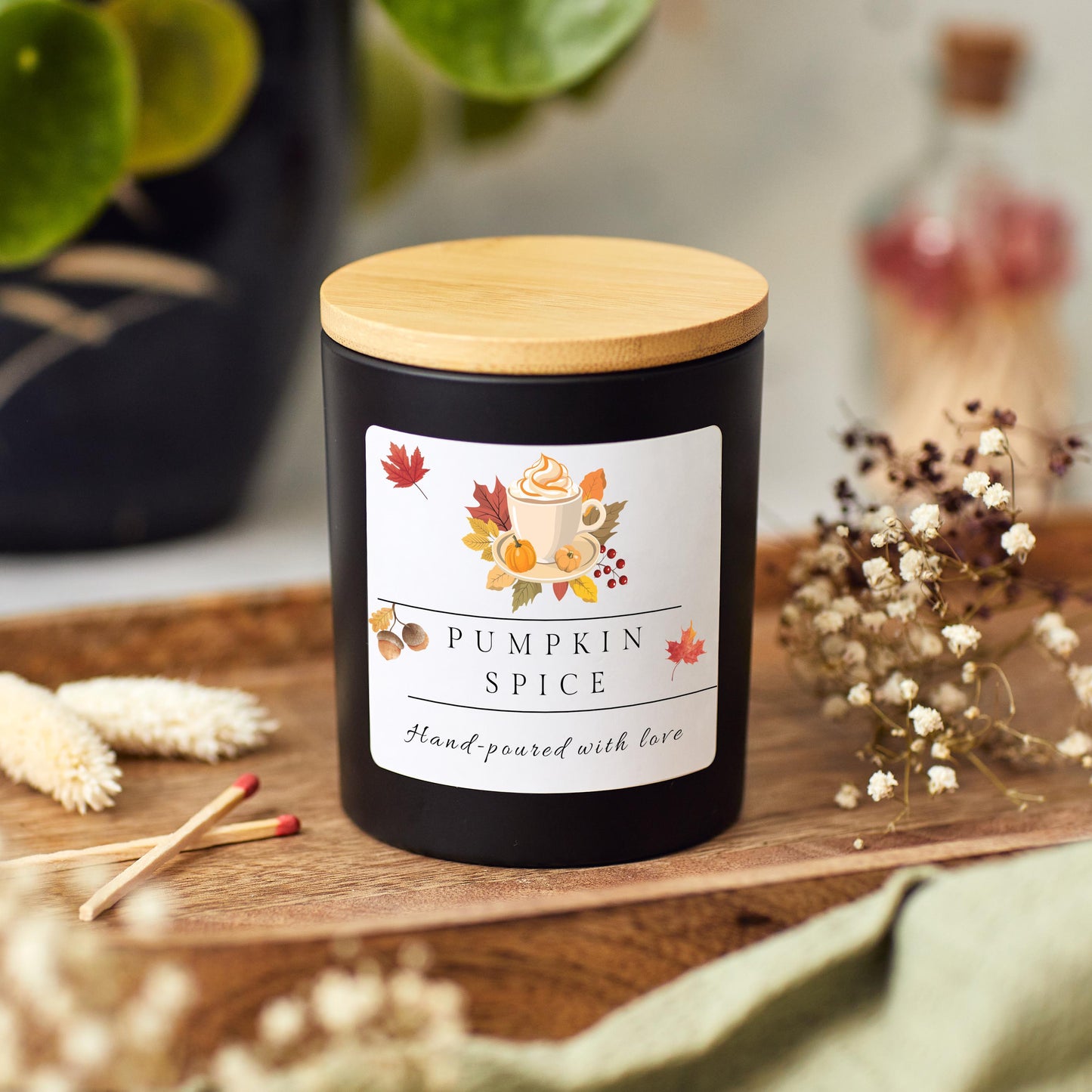 Pumpkin Spice Soy Wax Candle, Autumn Candle gift for friend, Cosy Autumn Scented Candle, Cosy Fall Gift for Friend, Autumn Home Decor Birthday Gift Cute Halloween Candle, Gift for Mum, Autumn 2024, Autumn Gift for Wife,  Autumn Vibes Home Decoration