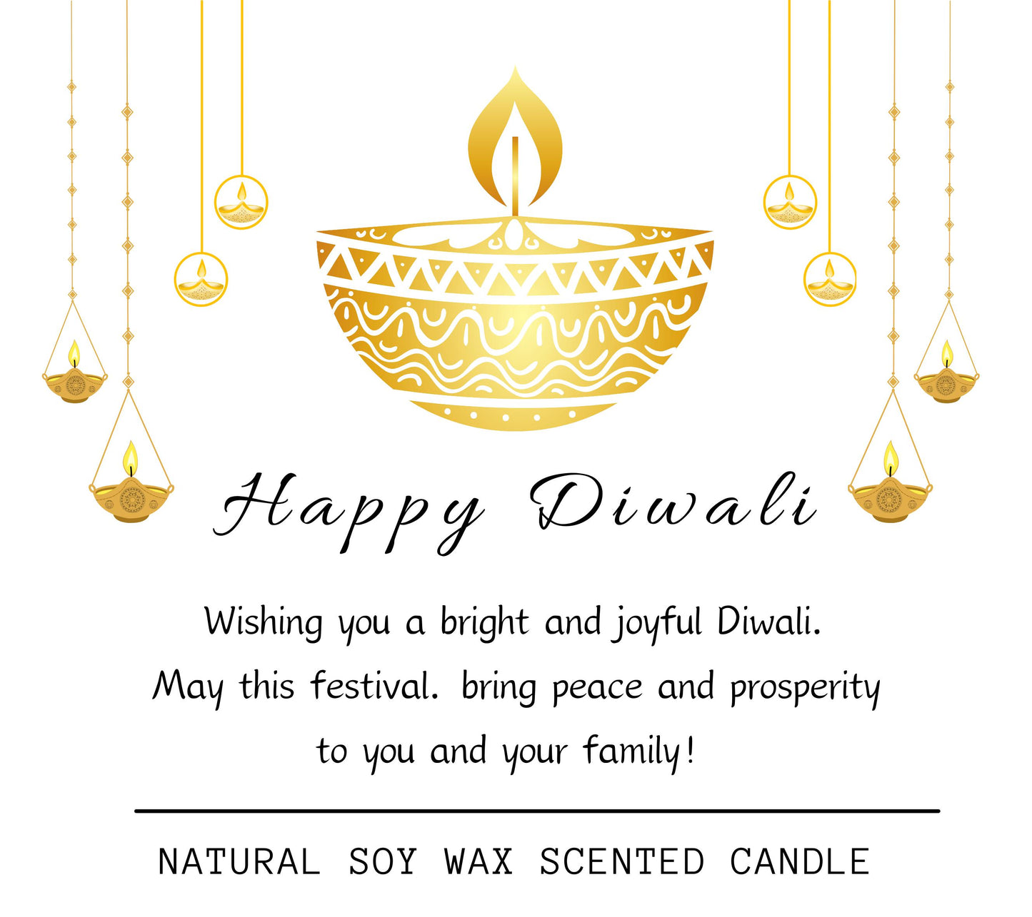 Personalised Diwali Gift For Family, Happy Diwali Personalised Candle, Festival of Lights Diwali Celebrations Gifts, Diwali Decorations   Prosperity and Wealth Candle Gift, Diwali Decor Candle, Diwali Gift Hamper, Diwali Rangoli Candle Gift
