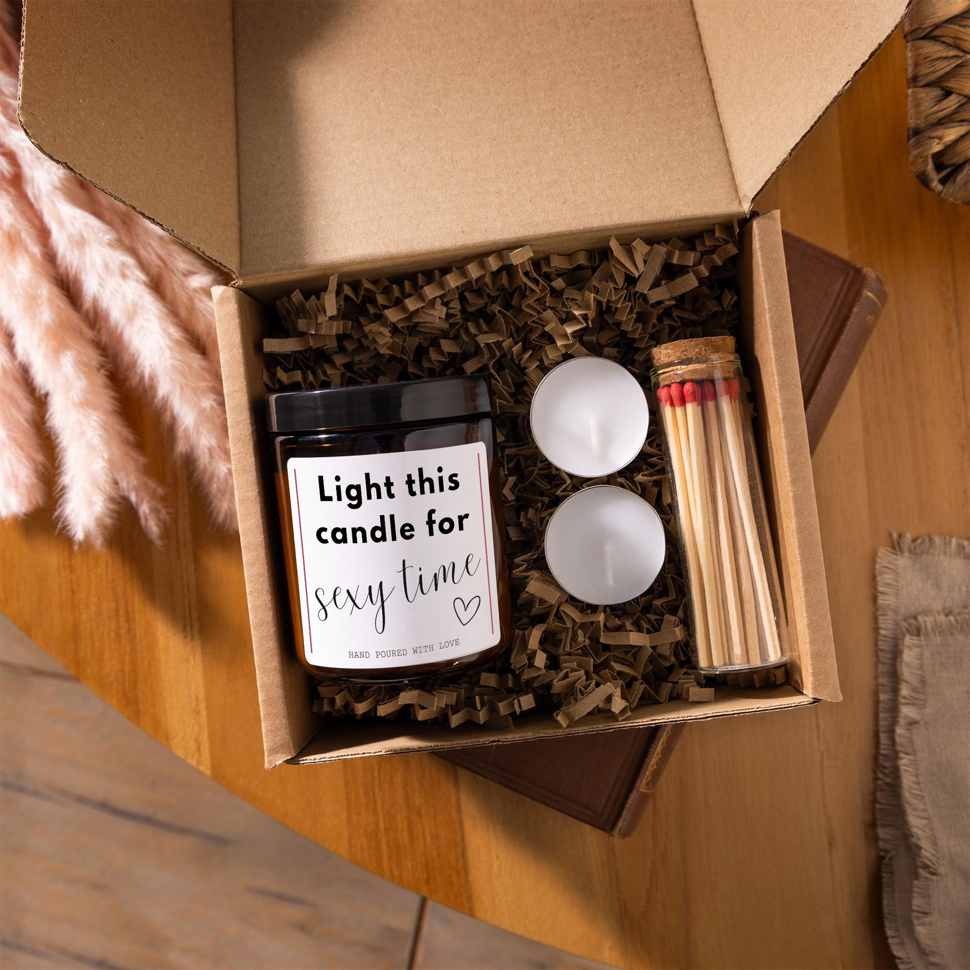 Valentines Candle Gift for Partner, Light for Sexy Time Anniversary Gift for Him, Gift for Boyfriend Girlfriend Husband, Cheeky Sexy Gift, Romantic Gift Love Candle, Light For Sexy Time