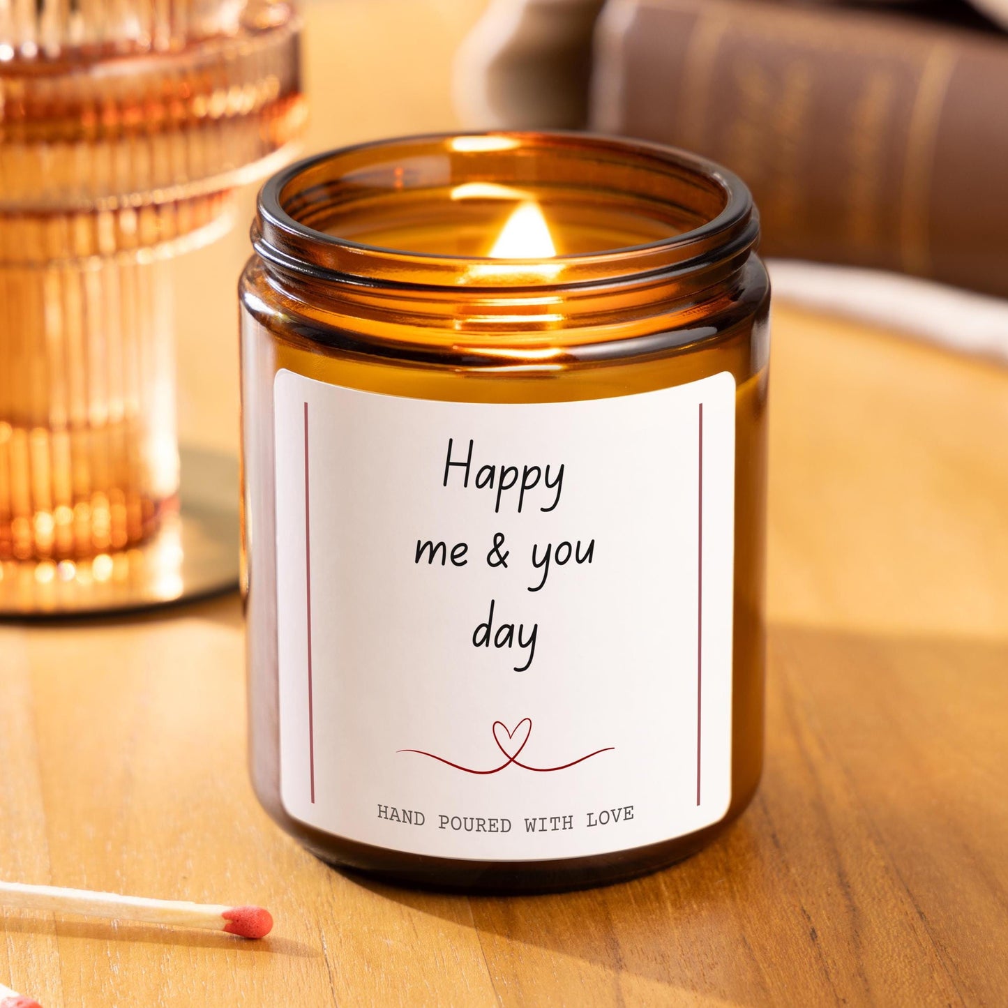 Happy You And Me Day Anniversary Candle, Gift for Husband, Wife, Boyfriend, Anniversary for Man, Gift for Him, 16th Wedding Anniversary