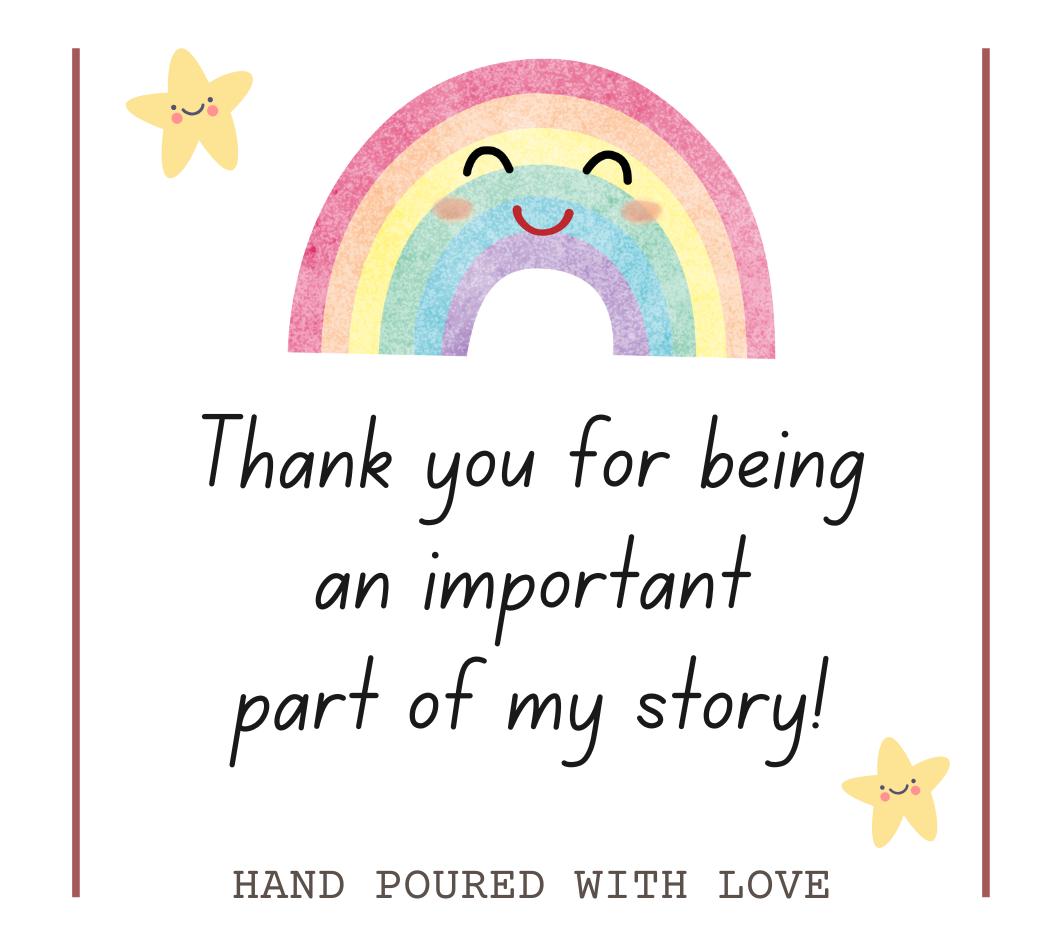 Thank You For Being Part Of My Story - Thank You Teacher Candle, End Of Year Teaching Assistant, Nursery Teacher, Mentor Appreciation Gift, end of term teacher gift, daycare teacher gift, classroom assistant gift