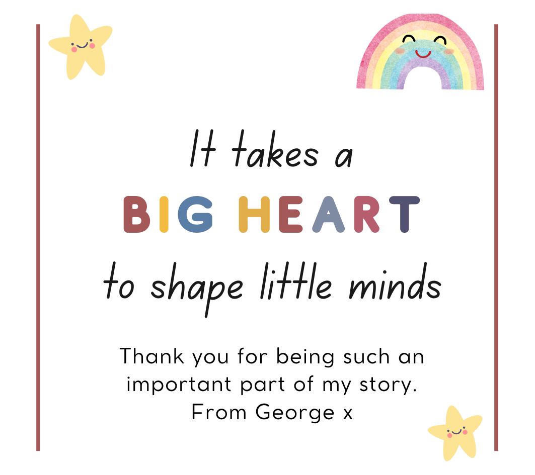 Teacher Thank You Candle, It Takes A Big Heart To Shape Little Minds, End Of Year Teaching Assistant, Nursery Teacher Appreciation Gift