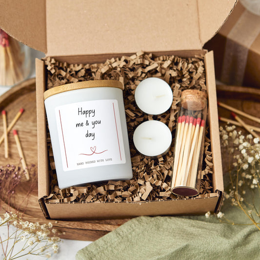 Happy Me And You Day Anniversary Gift, 16th Wax Anniversary Present for Her, Valentines Gift for Girlfriend, Romantic Present for Wife
