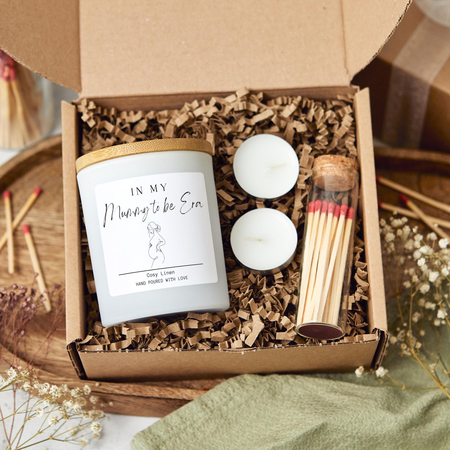 Mummy to Be Era Baby Shower Candle Gift Set, Mum to Be Present, Expectant Mother Gift, Pregnancy gifts, Pregnant Mother, First Time Mum Gift