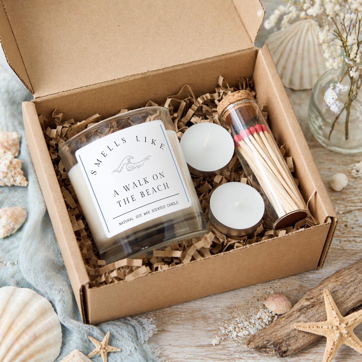 Beach Scented Candle Smells Like A Walk On The Beach Summer Candle, Coastal Home Fragrance, Holiday Gift, Fresh Clean Candle TIKTOK TRENDING