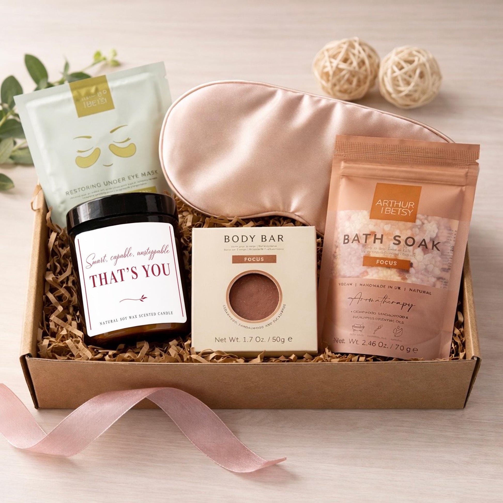 Exam Good Luck Gift Box, Graduation Gift for Her, Exam Results Gift, Student Self Care Package, GCSE A Level University Pamper Hamper Gift
