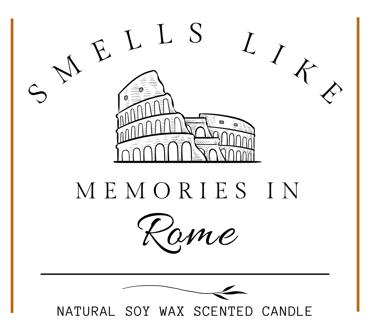 Smells Like Memories In Rome Holiday Inspired Scented Candle